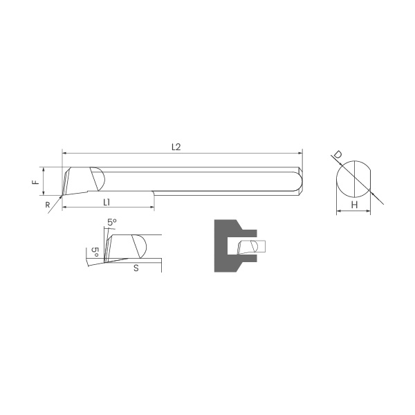 drawing MTR bore cutter